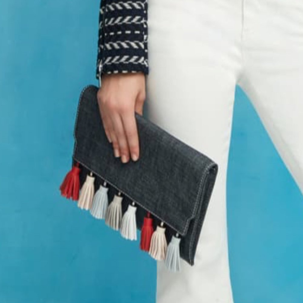 Rebecca Minkoff “Sofia” Tassel Clutch/Crossbody